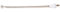 Schell 125010699 Sicherheits-Gassteckschlauch 0.1 bar 500 mm, edelstahl/chrom