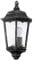 EGLO Außen-Wandlampe Navedo, 1 flammige Außenleuchte, Wandleuchte aus Aluguss und Glas, Farbe: Schwarz, silber-patina, Fassung: E27, IP44