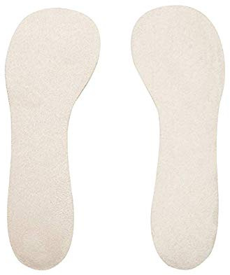 BERGAL Easy Tec - Samtiges Gel-Fussbett für optimale Polsterung in hohen Schuhen + Rema Einlagenbeutel (36/37, Beige)