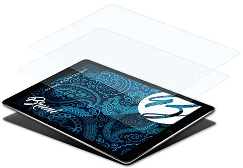 Bruni Schutzfolie kompatibel mit Apple iPad Pro 12,9 2015 Folie, glasklare Displayschutzfolie (2X)