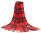 Signare Damen Winter Schottenkaro-Schal - Rot