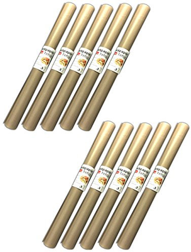 HAC24 10x Dauerbackfolie Dauer Backfolie Backpapier Dauerbackpapier Backtrennfolie
