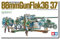 Tamiya 300035017-1:35 WWII Dt. Flak 8.8 mit Motorrad (9)