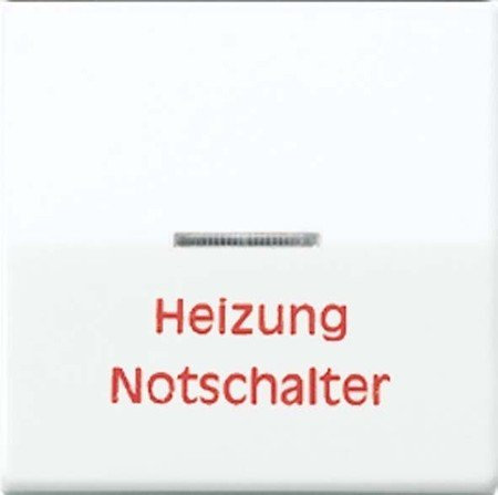 Jung Wippe AS591HWW Heizung Notschalter