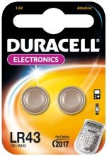 DURACELL Knopfzelle LR43 2St