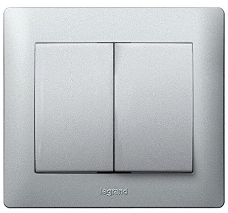 Legrand 771312 Abdeckung/Bedienelement für Installation Schalterprogramme, weiß