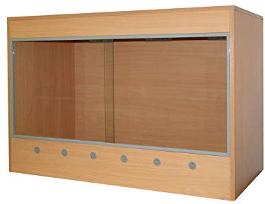 Lucky Reptile Furni-Tarrium, Farbe:Buche, Größe:120cm x 60cm x 80cm