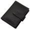 XXL Cuir de Buffle Porte Cartes de crédit MJ-Design-Germany en 3 différentes Couleurs (Noir)