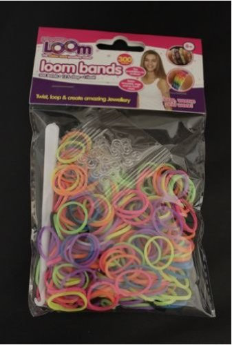 Toyland Freundschaft Loom Set 300 Neon-Bänder, S-Haken, 1 Knotting Werkzeug [Spielzeug]