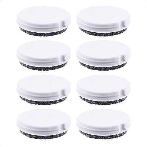 Wagner QuickClick® Möbelgleiter Stuhlgleiter wendbar Wollfilz + Kunststoff - 8tlg-Set Ersatzgleiter austauschbar - Duo - Durchmesser Ø 30 mm - für Basis Ø 30 mm - Made in DE - 15833200