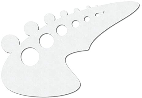 Herterich Products | Airbrush Schablone | Kreise Zirkel Stencil Vorlage | Tattoo und Graffiti Schablone | Hochwertige Mylarfolie | Lösemittelbeständig