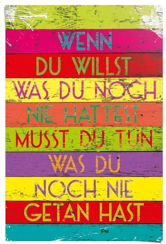 REINDERS Poster, Wenn du willst, Kinderzimmer, Poster, Wanddeko, Room Decor, Bilderdruckpapier, Mehrfarbig, 91,5 x 61