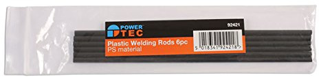 Power-TEC 92421 PS Black Rods 4mm 6pc