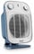 De'Longhi HFS50B20.AV Termoventilatore, Silenzioso e leggero, 3 livelli di potenza, ventilazione estiva, protezione antigoccia, maniglia, dispositivo di sicurezza, luce, protezione antigelo,Avio