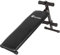 tectake 401078 Sit-up Bank Bauchtrainer verstellbar inkl. gepolsterte Beinfixierung | 120 cm x 33 cm x 63 cm