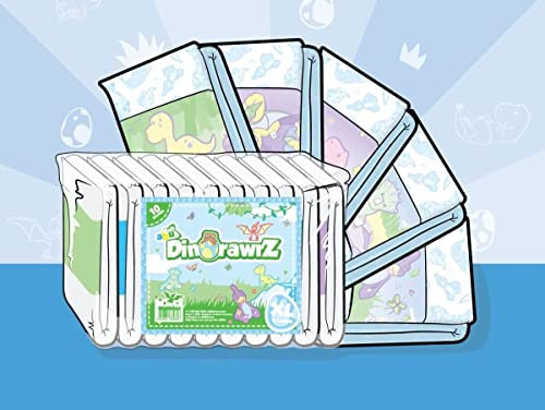 ABU DinoRawrZ Windeln für Erwachsene, 10 Stück, Größe XL