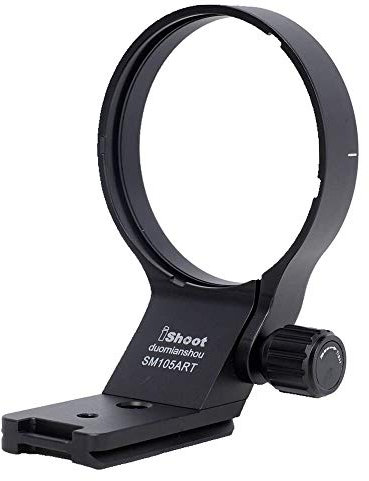 iShoot Anneau de Montage pour Trépied Bague Collier d'Objectif Compatible avec Sigma 105mm f/1.4 DG HSM Art & 100-400mm f/5-6.3 DG DN OS, Support Lentille Plaque de dégagement Rapide Arca-Swiss Fit