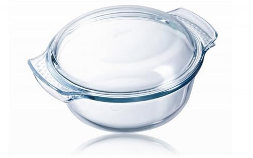 PYREX - 118A000/7043 - Cocotte ronde - 32cm * 27cm - Pyrex Classic - 3,5L + 1,4L