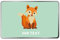 STEMPEL-FABRIK – personalisierte Metalldose eckig (20x13x5 cm | Fuchs) mit Namen – bedruckte Geschenkdose für Kinder – Keksdose mit Tiermotiv – Vorratsdose für Kekse, Plätzchen, Kaffee, Tee uvm.