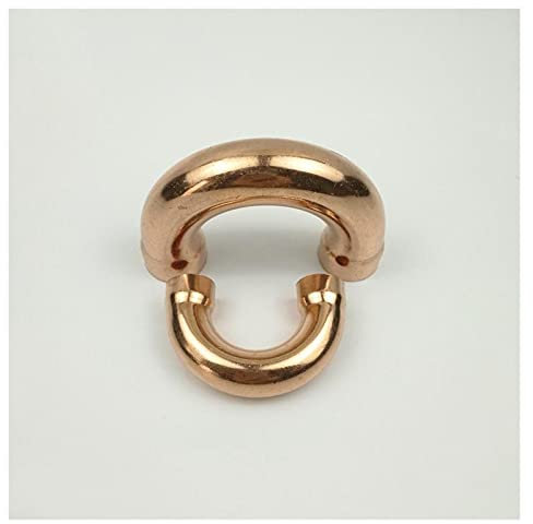 Connecteur de tuyau de jardin Cupper 180 coude plomberie raccords de tuyauterie de tuyauterie de gaz de gaz d'eau soudée finale finale alimentation de 180 degrés 16mm x 1,2mm x 48