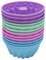 Mlying Mini Gugelhupfform Silikon 12 Stück Gugelhupf Backform Wiederverwendbare Muffinförmchen Cupcake Klein Kuchenform Mini Gugelhupf Ø 8cm, Höhe 5 cm