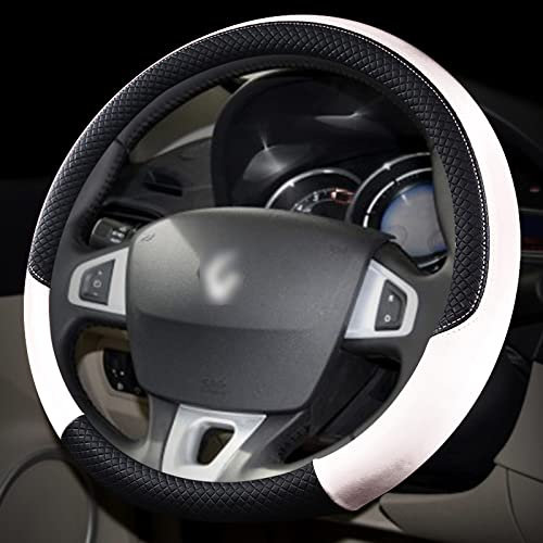 Für Renault Megane I Megane CC Garndtour Clio 2 3 4 5, Lenkradbezug aus PU-Leder, rutschfestes Auto-Styling-Autozubehör