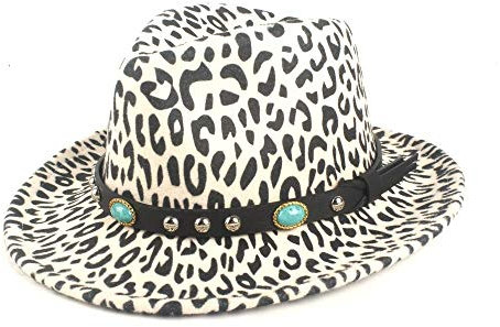 KMGJC Hats Want to See You Filzhut Jazzhut Damen Breiter Hut Hut Wolle Polyester Türkis Retro Panamahut Urlaubshut (Farbe:Creme,Größe:56-58Cm)