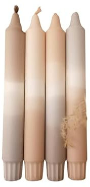 Lichtblick Kerzenmanufaktur/Dip Dye Kerzen/NORDIC / 4er Set