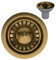 Sink Strainer (No Overflow, Satin Gold)