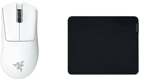 Razer DeathAdder V3 Pro - White + Gigantus V2 Medium