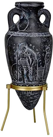 Hector and his Wife Andromache Rhyton Vase Antike Griechenland Pottery Homer's Iliad