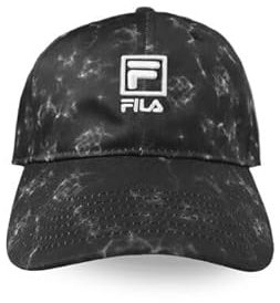 Fila Damen Dad Cap, Schwarz, Schwarz