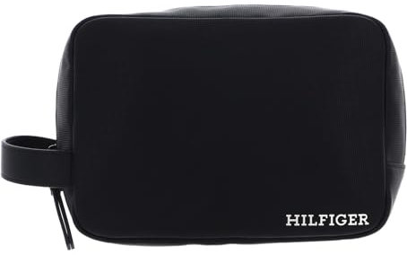 TOMMY HILFIGER TH Pique Washbag Black