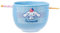 Silver Buffalo Hello Kitty and Friends Cinnamoroll Strawberry Ceramic Ramen Noodle Rice Bowl with Chopsticks, Microwave Safe, 20 Ounces