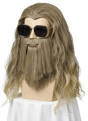 HBYLEE- Cosplay Anime Thor Gott Perücke Abschlussball Halloween Cosplay[Farbe:-]