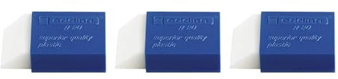 EDDING Radiergummi R20 Plastic Superior, 3 Stück