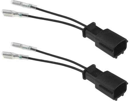 OTOTEC 2pcs Car Speaker Wire Adapter - Special Plug Compatible with Hyundai Old Style Wiring Harness Pigtail Socket Car Horn Connector Harnesses Cable Black
