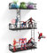 LUDOUR Fire Escape Wandregal – 3-stöckiges Feuerleiter-Wandregal, 41,5 cm lang, New York Metall-dekoratives Regal für Actionfiguren-Display, schwarze schwebende Wandregale für Schlafzimmer,
