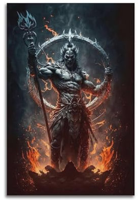 KPNEUDCZZ Kunstposter mit griechischer Mythologie, dekoratives Gemälde, Leinwand, Wandposter und Kunstdruck, modernes Familienschlafzimmer, Dekoration, Poster, 20 x 30 cm