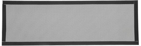 sourcing map 3PCS PC Dust Filter, 360mmx120mm PVC Computer Case Cooler Dustproof Mesh Cover Fan Grills for Computer Chassis Speaker, Black
