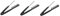 DEARMAMY Lot De 3 Peignes En Forme De V Chauffants Pour Coupe De Cheveux Brosse À Cheveux Lisseur Professionnel Peigne Polyvalent En Plastique Noir