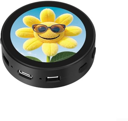 Para placa de desarrollo ESP32S3 con pantalla táctil redonda de 1 85 pulgadas, módulos de audio integrados para control de voz IA, procesador de doble núcleo de 240 MHz con WiFi y soporte BLE 5 (1)