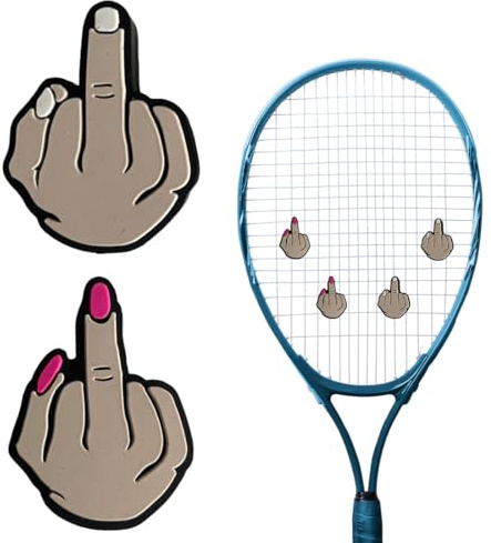 Smorzatore per racchetta da tennis unisex per adulti, 2 smorzatori per racchetta da tennis, nessuna restrizione di taglia.