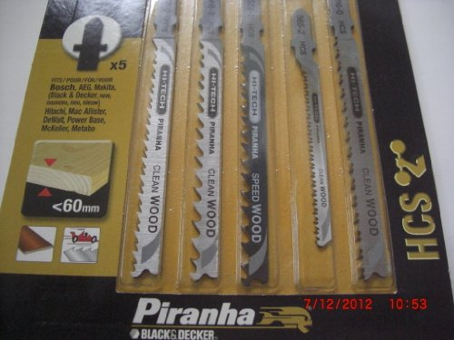 Piranha X29215-XJ HCS Wood Mixed T shank Jigsaw Blade