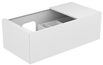 Keuco Waschtischunterschrank Edition 11 31153,1 Front -Auszug, Bel. anthrazit/Glas anthrazit, 311531