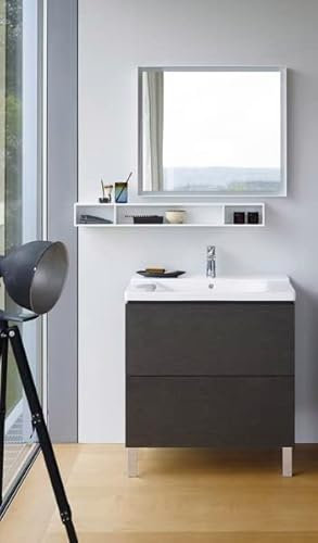 Duravit l-cube Waschtisch Waschbecken 820 x 481 Für ME grau Saten