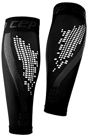 CEP - NIGHTTECH CALF SLEEVE 2.0 for men | Reflective leg compression sleeves in black, size V