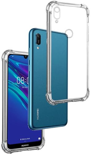 Cover in Gel TPU Anti-Shock per Huawei Y6s 2019 - Y6 2019, Morbido Silicone Custodie Protettivo Case, Anti-Scratch, Protettiva Sottile Back Cover
