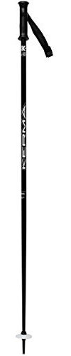 Kerma Vector Black stöcke, Schwarz, 125 cm