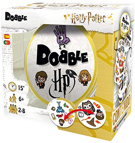 Zygomatic | Dobble Harry Potter | Juego de Cartas | Juego para Niños a Partir de 6 Años | A Partir de 6 Años | De 2 a 8 Jugadores | 15 Minutos por Partida | En Español y Portugués